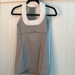 Gray Lululemon tank top